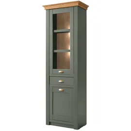 furn.design Vitrine Norwich 68 x 45 x 207 cm Grün