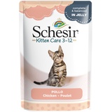 Schesir Kitten Pouch 24 x 85 g - Hühnerfilet