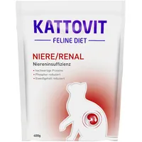 Kattovit Feline Diet Niere/Renal Katzentrockenfutter Diätnahrung Sparpaket 2 x