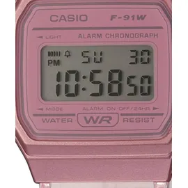 Casio F-91ws-4ef Uhr Pink One Size