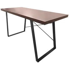 Svita Schreibtisch Nussbaum Schwarz