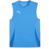 Puma Teamgoal Sleeveless Jersey Electric Blue Lemonade-puma White-puma team royal M