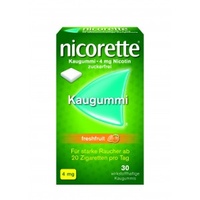 Nicorette 4 mg freshfruit Kaugummi Kaugummi & Lutschtabletten