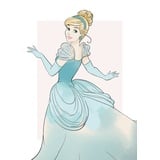 KOMAR Cinderella Beauty - Größe: 50 x 70 cm, Wandbild, Poster, Kunstdruck (ohne Rahmen), Disney