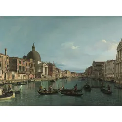 Fototapete PAPERMOON "ABSTRAKT DESIGN-ALTSTADT VENEDIG MALEREI", bunt, B:4,00m L:2,60m, Vlies, Tapeten