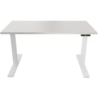 BISLEY Schreibtisch E-WonderTech Lichtgrau / Weiß