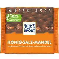Ritter Sport Honig-Salz-Mandel Schokolade 100,0 g
