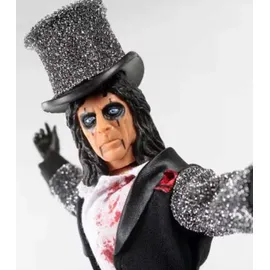 Mego Alice Cooper Action Figur 20 cm - Schwarz/Beige/Weiß