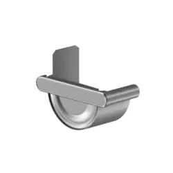 SAREI Endstück »Dachentwässerung«, halbrund, Aluminium - beige