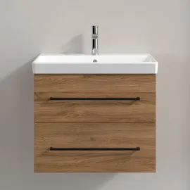 Villeroy & Boch Waschtischunterschrank 2 Auszüge 62,6 x 51,4 x 48,4 cm Kansas Oak