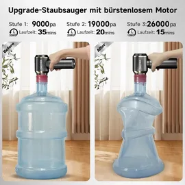 DILIDALA Handstaubsauger grau