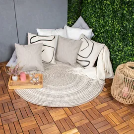 Primaflor In- und Outdoorteppich Eldorado Giro Rund 120 cm