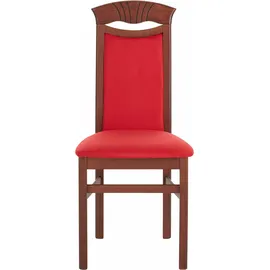 Home Affaire »Franz«, (Set), 2 St., Microfaser, Gestell Buche natur oder weiß, Holzstuhl