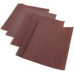 20er Set Schleifpapier, C Papierbogen, Aluminiumoxid 230/280, Körnung P100, P120, P150 und P180