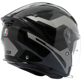 AGV K5 Jet Evo Tune, Jethelm - Grau/Schwarz / L