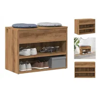 VidaXL Schuhbank Artisan-Eiche 60x30x45 cm Holzwerkstoff