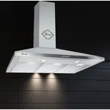 Gurari GCH C 147 IS 9 Dunstabzugshaube 90cm 1000m3/h Wandhaube Edelstahl - Silber