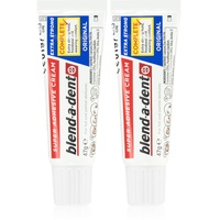 BLEND-A-DENT Extra Strong Original Super Adhesive Cream Fixiercreme für Zahnprothesen 2x47 g