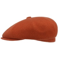 Kangol Flat Cap (1-St) Schirmmütze mit Schirm orange|rot M (56-57 cm)