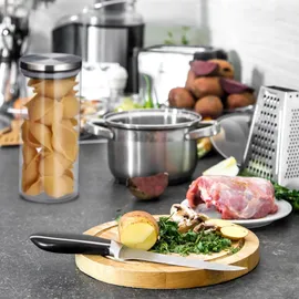 Relaxdays Vorratsglas 1,3 l 3 St.