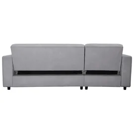 dorel home Ecksofa 230 cm Polyester 2-Sitzer Grau