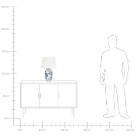 Beliani Beluso Weiß Blau