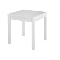 Tisch kleiner Esstisch Massivholztisch weiß Küchentisch Beine glatt 90.70-50AW