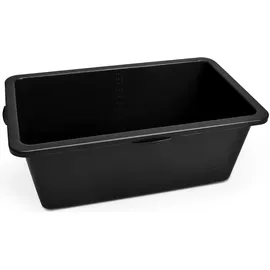 monzana Transportanhänger inkl. 90L Kunststoffwanne und Kupplung schwarz