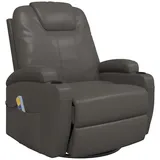 vidaXL Massagesessel Massage-Schaukelsessel Anthrazit Kunstleder (1-St)