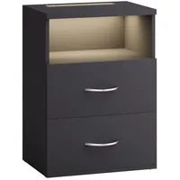 CASARIA Nachttisch Jamie Anthrazit