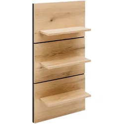 Wandboard Mateo Schwarz/Eichefarben
