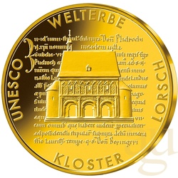 1/2 Unze Goldmünze - 100 Euro Kloster Lorsch 2014 (G)