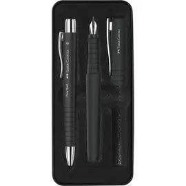 Faber-Castell Schreibset Poly Ball Pen schwarz