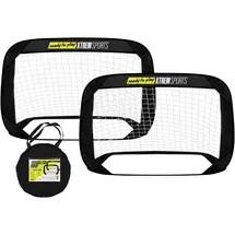 Xtrem Fußballtor Schwarz 120 x 80 x 80 cm