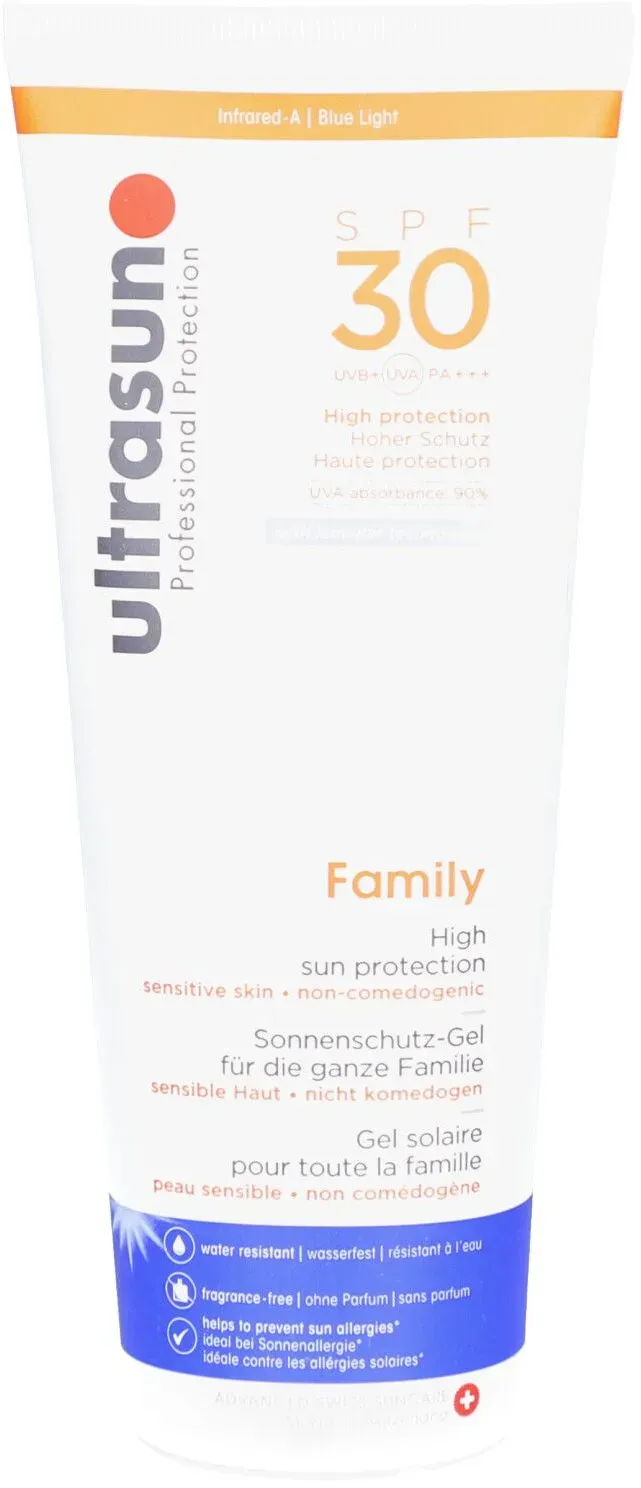 Ultrasun Sonnenschutzgel für die ganze Familie Spf30