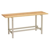 Simonrack Garderobenbank mit Schuhrost SIMONLOCKER 8435104936436 braun, grau Metall