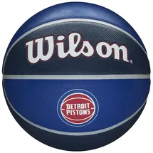 Wilson Basketball NBA TEAM TRIBUTE, DETROIT PISTONS, Outdoor, Gummi, Größe: 7,
