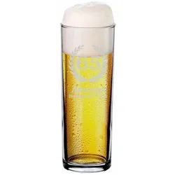 Kölschglas Kölner Stange Bierglas 0,2l mit Eichung - Lorbeerkranz