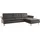 Home Affaire Ecksofa HOME AFFAIRE "Birkholm L-Form", grau (anthrazit), B:267cm H:83cm T:174cm, 100% Polyester, Sofas, Ecksofa, Armlehnverstellung, auch in Easy Clean Bezug - mit Wasser zu reinigen