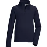 KILLTEC Kinder Shirt KSW 189 GRLS LS SHRT, Größe 128 in Blau dunkelnavy