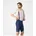 Bibshort radhose blau