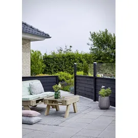 Plus Glaselement 174 x 44,6 cm Transparent/Schwarz
