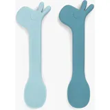 Done by Deer Silikon Löffel 2er Set Lalee blau
