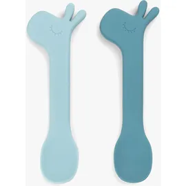 Done by Deer Silikon Löffel 2er Set Lalee blau