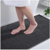 luxuskollektion Badematte Dunkelgrau 60 x 90 cm
