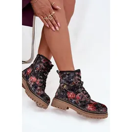 Artiker Schnürstiefeletten in Bunt | Gr.: 36