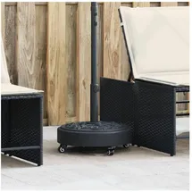 vidaXL Schirmständer Beton 27 kg Schwarz