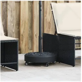 vidaXL Schirmständer Beton 27 kg Schwarz