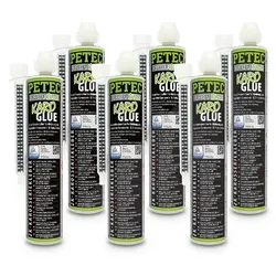 Petec 6x 195 ml Karo-Glue 2K-Karosseriekleber [Hersteller-Nr. 98195]