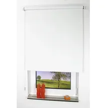 LIEDECO Seitenzugrollo Uni 82 x 180 cm verdunkelnd weiß